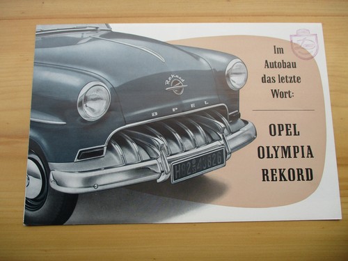 Opel olympia rekord - rekord, 53