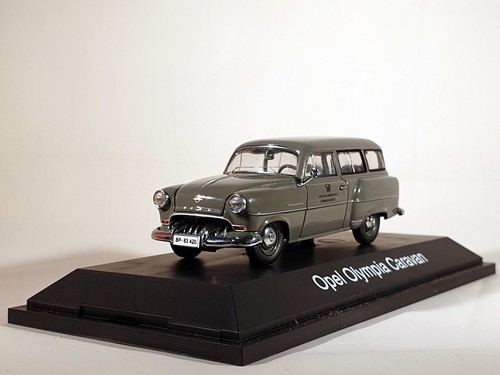 Schuco opel olympia caravan - opel,