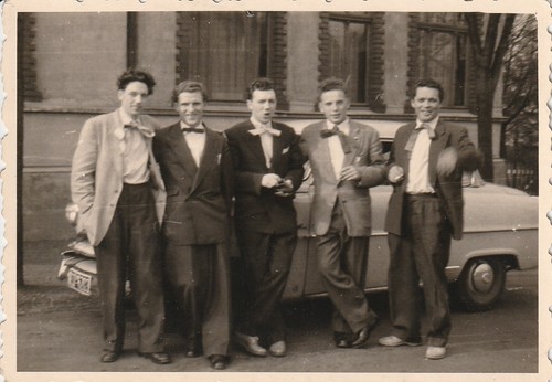 Vintage foto hübsche junge - vintage,