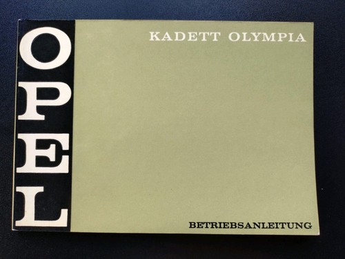 Opel kadett olympia - kadett, b