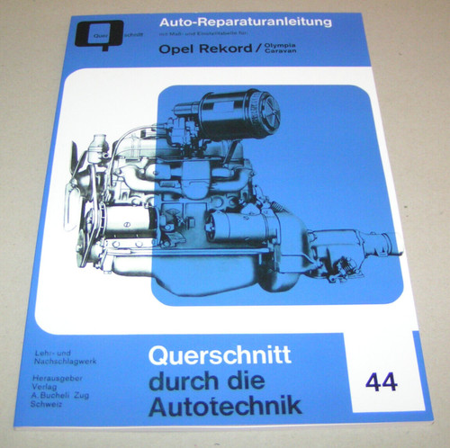 Reparaturanleitung opel rekord - reparaturanleitung,