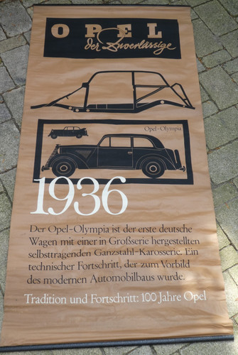 Original banner rolle opel - original,
