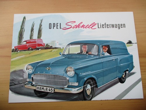 Opel olympia rekord - olympia, schnell