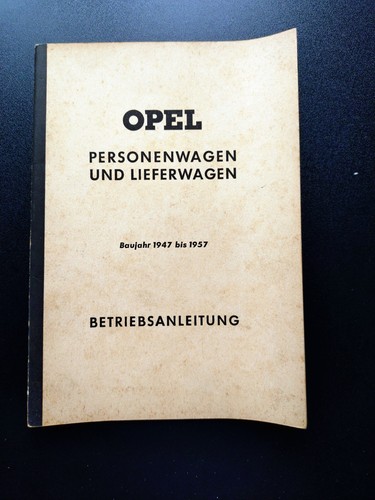 Opel olympia 51 - 51, kapitän