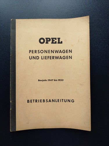 Opel olympia 51 - 51, kapitän