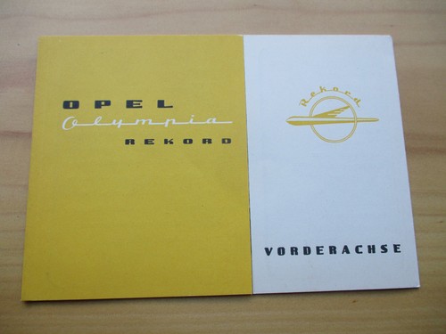 Opel olympia rekord vorderachs - rekord,