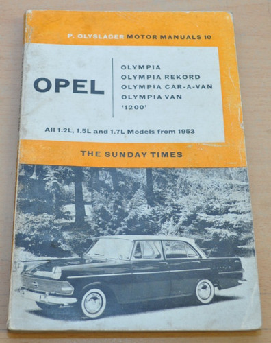 Opel olympia rekord - rekord, 1200