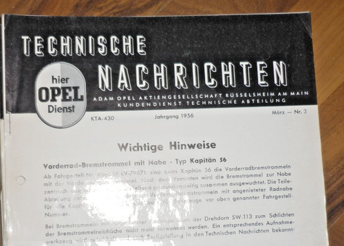 Technische nachrichten opel - technische,