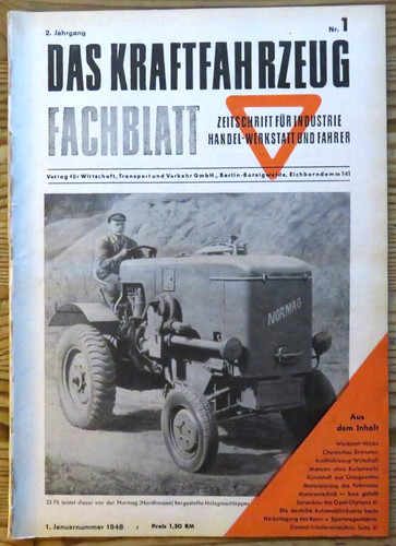 Das kraftfahrzeug fachblatt - das,