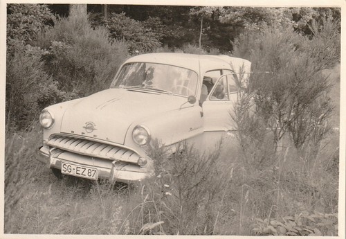 Vintage foto 1955er opel - 1955er,