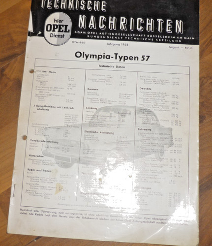 Technische nachrichten opel - technische,