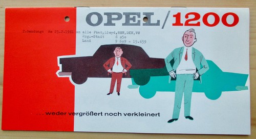 Prospekt opel olympia rekord - prospekt,