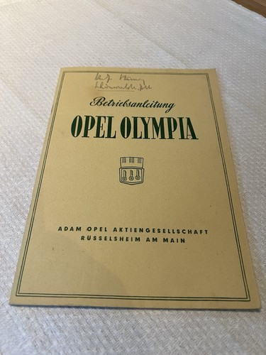 Original opel olympia - opel, 51