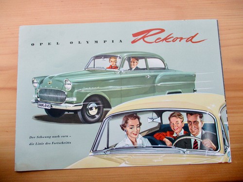 Opel olympia rekord modell - opel,