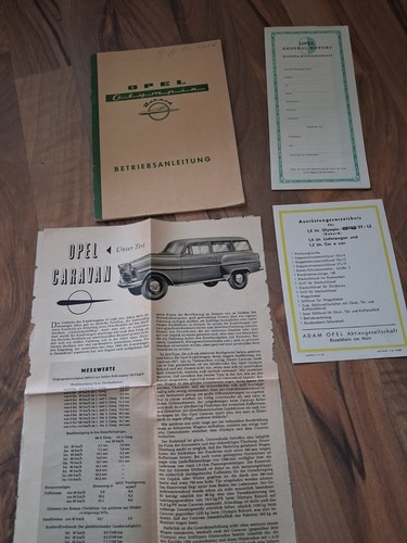Betriebsanleitung opel olympia - betriebsanleitung,