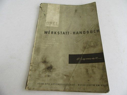 Orig opel werkstatthandbuch - orig.,