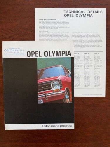 Prospekt brochure opel - prospekt,