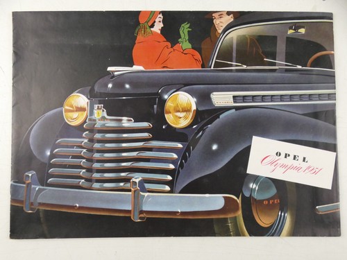 Opel olympia 1951 katalog - opel,