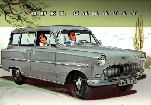 Prospekt opel caravan - opel, olympia