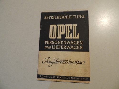 1933 1940 opel 3 - 1.3, 1.8